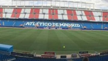El estadio Vicente Calderón ya espera el debut liguero.