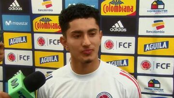 Steven Alzate feliz por estar en la Selecci&oacute;n Colombia 