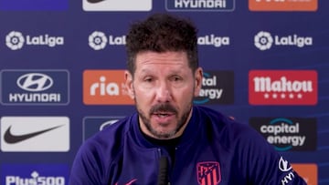 Rueda de prensa de Simeone