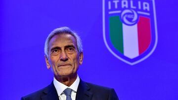 Gabriele Gravina, presidente de la Federación Italiana de Fútbol