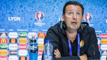 Marc Wilmots, seleccionador belga.