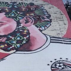 Salah muestra el espectacular tributo que tiene en Times Square