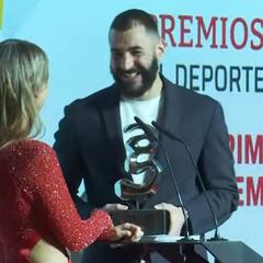 Benzema y toda la sala, muertos de risa: la frase de Susana Guasch al francés que reventó la gala