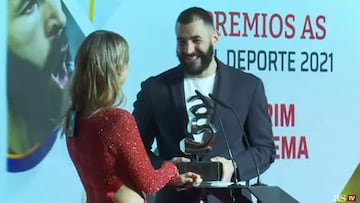 Benzema y toda la sala, muertos de risa: la frase de Susana Guasch al francés que reventó la gala