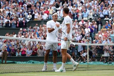 Roger Federer into his 11th Wimbledon final where Marin Cilic awaits