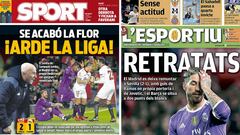 Prensa catalana: al Madrid se le acaba la flor y quedan retratados