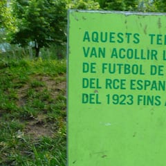 Barcelona dignificará Sarrià con una placa-mural del Espanyol