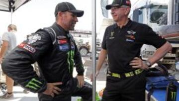 Peterhansel y Quandt, jefe de X-Raid.