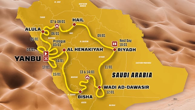 Rally Dakar 2026: horario, TV, recorrido y dónde ver la Etapa 4 en directo