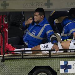 Marco García salió lesionado del duelo ante América