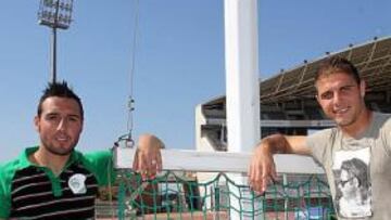 <b>LOS PICHICHIS. </b>Cazorla y Joaquín, los máximos goledores del Málaga, son conscientes de la importancia del partido.