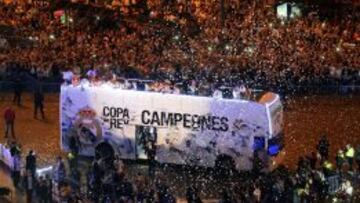 En Cibeles también se habló inglés: “Gareth, we love you!”