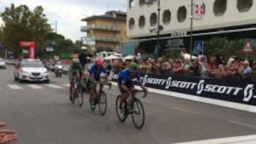 Ulissi, Visconti y Nibali, en el triplete de la selección de Italia.