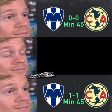 Los memes se desatan con la victoria de Rayados ante América