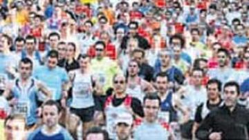 <b>ÉXITO. </b>Casi 11.000 personas corrieron por las calles de Madrid.