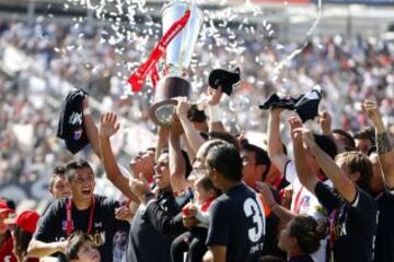 Colo Colo celebr&oacute; en el primer semestre.