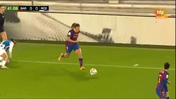 Es tremendo lo que van a ver: Mariona hace el regate de la temporada en el derbi