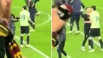 Viralizan la reacci¨®n de un jugador del Inter cuando ve a Bastoni con la camiseta de Lamine: lo dice todo