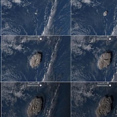 Revelan nuevos datos sobre el volcán de Tonga