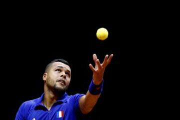 Jo-Wilfried Tsonga cayó por 6-1, 3-6, 6-3 y 6-2 ante Wawrinka en el inicio de la final.