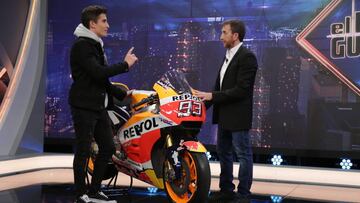 Marc M&aacute;rquez en &#039;El Hormigero&#039; con Pablo Motos.