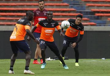 Deportivo Independiente Medellín se prepara en su sede para el compromiso ante Envigado en la undécima jornada de la Liga Águila I - 2019 en Medellín