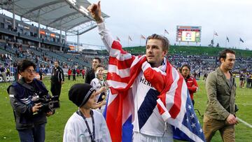 David Beckam el d&iacute;a de su retirada del f&uacute;tbol. 