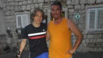 Modric veranea en el Adri¨¢tico.
