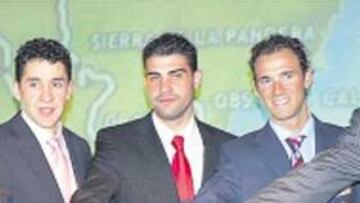 <b>FAVORITOS. </b> Mancebo, Sastre, Pereiro, Valverde y Menchov.