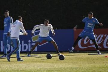 El plantel realizó su primer entrenamiento en San Carlos de Apoquindo después de vencer a Brasil.