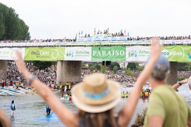 Momento en el que empieza la salida del Descenso Internacional.