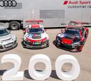 Audi celebra la unidad 200 de su veloz R8 LMS