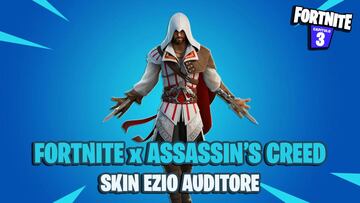 Fortnite x Assassin's Creed: un skin de Ezio Auditore llegará pronto