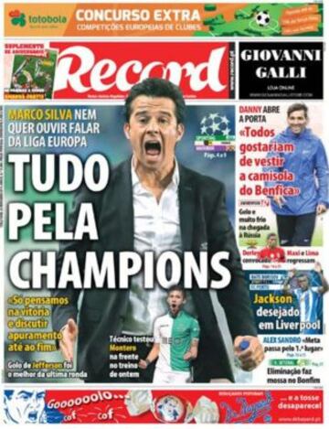 Portadas de la prensa deportiva