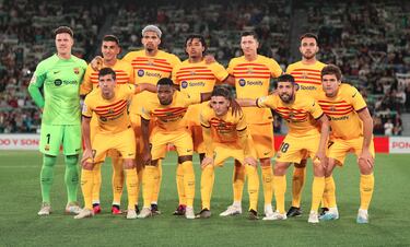 Once inicial del Barcelona.