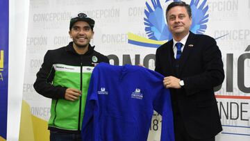 Martínez es el embajador deportivo de Concepción para el WRC en Chile