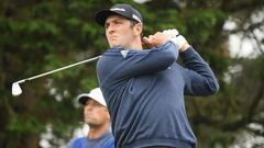 SAN FRANCISCO, CALIFORNIA - AUGUST 09: Jon Rahm of Spain plays his shot from the third tee during the final round of the 2020 PGA Championship at TPC Harding Park on August 09, 2020 in San Francisco, California. Harry How/Getty Images/AFP  == FOR NEWSPAPE