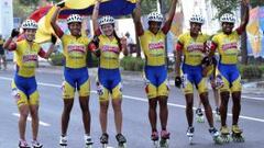 Colombia celebra su título 13 en Mundial de patinaje