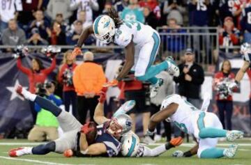 En la siguiente jugada, Edelman anotar¨ªa el TD para los Patriots, que tras el punto extra dejar¨ªa la ventaja en un c¨®modo 7 a 29. El WR acabar¨ªa el partido con 7 recepciones para 81 yardas y dos touchdowns.