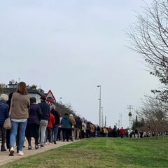 Colapso en un centro de vacunación de Sevilla por un bulo