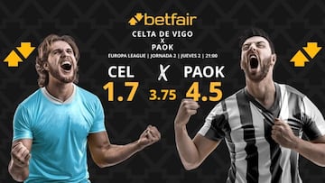 Celta de Vigo vs. PAOK: horario, dónde ver, pronósticos y clasificación