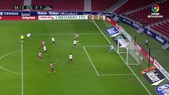 El golazo de Suárez a pase de João que ilusiona al Atlético