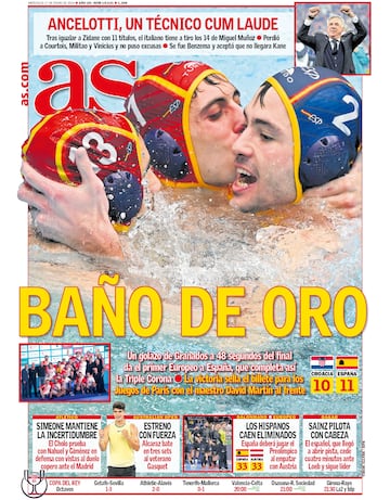 Las portadas de AS de enero