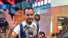 Díaz en Hamburgo: "A trabajar duro con mis compañeros"