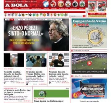 Portadas de la prensa extranjera