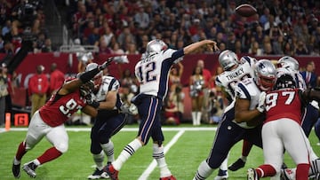 Tom Brady (12), durante el Super Bowl LI.