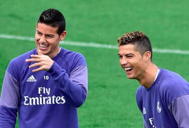 Cristiano cumple 34 años, recuerdos con James, Cuadrado...