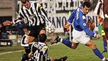 Zidane, cuando era jugador de la Juve.