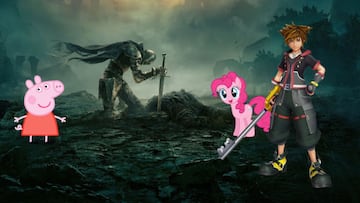 Kingdom Hearts, Aladdin, Peppa Pig y My Little Pony juntos en el mod más raro de Elden Ring: mejor que lo veas en vídeo