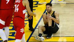 Klay lesionado en las finales de la NBA